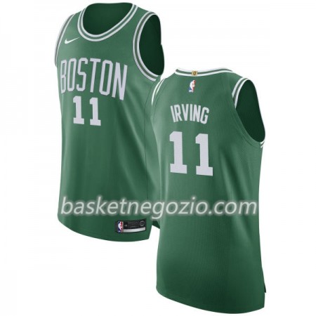 Canotte Uomo Boston Celtics Kyrie Irving 11 Nike 2017-18 Verde Swingman